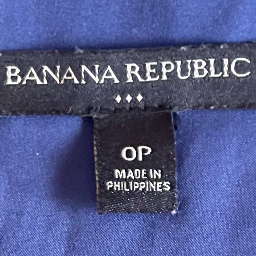 Banana Republic Midi Fully Lined Sundress in Blue Print Size 0… - Picture 6 of 7